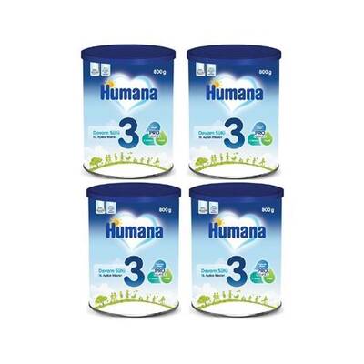 Humana 3 Devam Sütü 4'lü 800 gr - 1