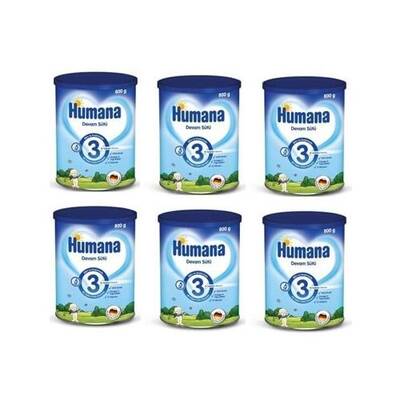 Humana 3 Devam Sütü 6'lı 800 gr - 1