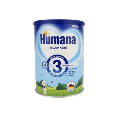 Humana 3 Devam Sütü 800 gr Metal Kutu - 1