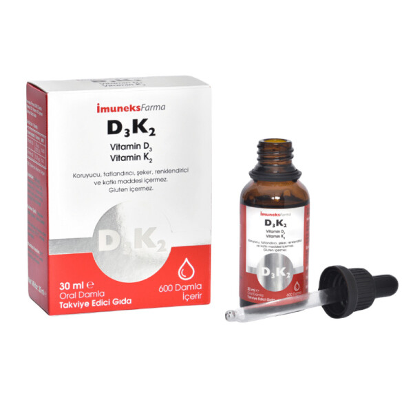 Imuneks D3 K2 Takviye Edici Gıda Damla 30ml - 1