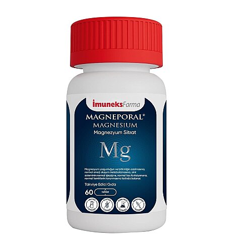 Imuneks Magneporal Magnezyum 60 Tablet SKT:12/2026 - 1