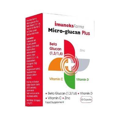 İmuneks Micro-Glucan Plus 30 Kapsül - 1