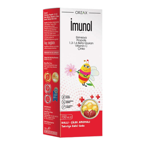 İmunol Ballı Çilek Aromalı Şurup 150 ml - 1