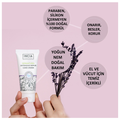 Incia %100 Doğal Onarıcı Bakım Kremi 50 ml - 4