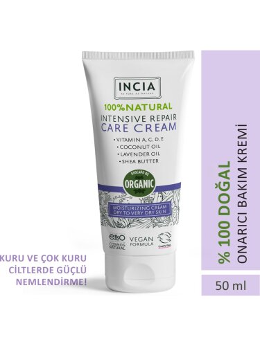 Incia %100 Doğal Onarıcı Bakım Kremi 50 ml - 1
