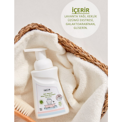 Incia %100 Doğal Bebek Köpük Şampuanı 200ml - 4