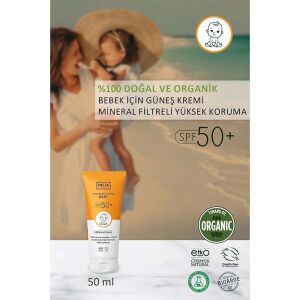 Incia Baby %100 Doğal Güneş Kremi SPF50 50 ml - 2