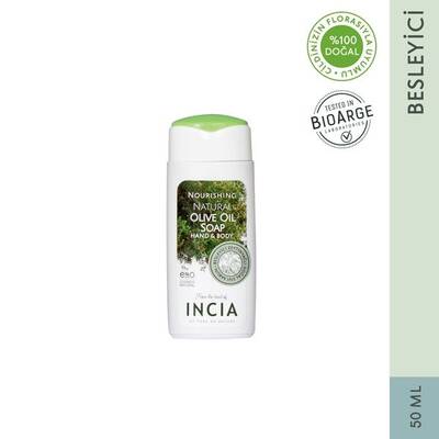 Incia Besleyici Zeytinyağlı Doğal Sıvı Sabun El & Vücut 50 ml - 1