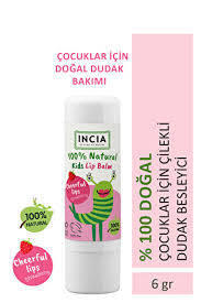 Incia Çocuklar İçin Çilekli Dudak Besleyici 6 g