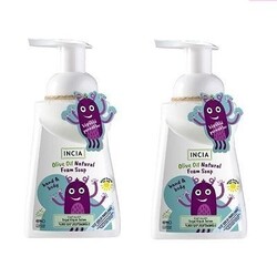 Incia Çocuklar İçin Zeytinyağlı Doğal Köpük Sabun 200 ml 2'li