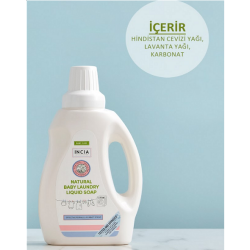 INCIA Doğal Bebek Çamaşır Makinesi Sabunu 750ml - 2