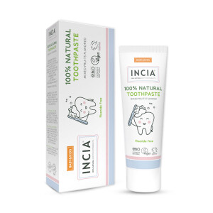 Incia Doğal Diş Macunu Bebek ve Çocuk Karışık Meyve Aromalı Florürsüz 50 ml
