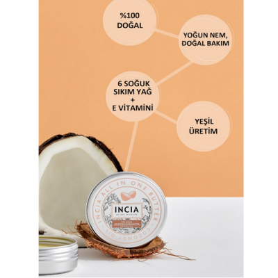 Incia Dogal Hindistan Cevizli Krem 50 Ml - 4