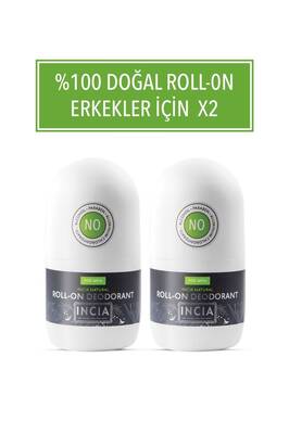 Incia Doğal Roll-On Deodorant Erkekler Için 50 ml x2 - 1