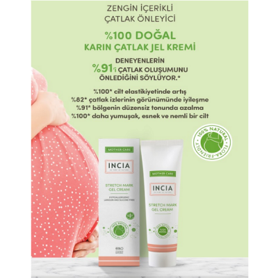 İncia Karın Çatlak Doğal Jel Krem 200 ml - 4