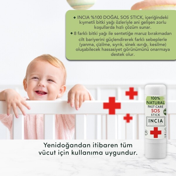 Incıa SOS Stick %100 Doğal Anlık Yatıştırıcı Stick - 4