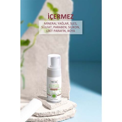 INCIA Yağlı Ciltler İçin Doğal Yüz Temizleyici 125 ml - 5