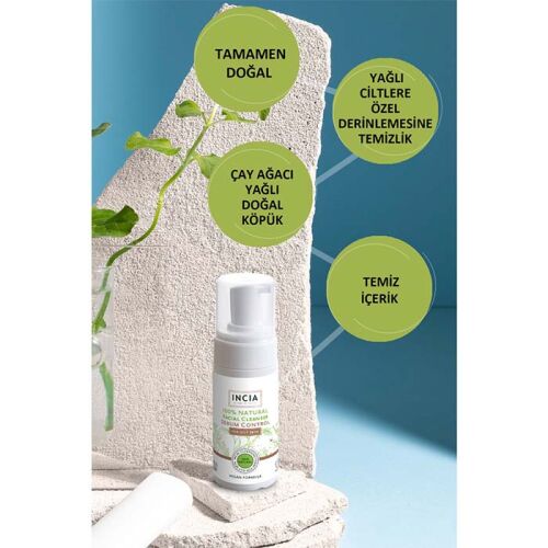 INCIA Yağlı Ciltler İçin Doğal Yüz Temizleyici 125 ml - 3