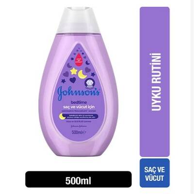 Johnson's Baby Bedtime Saç ve Vücut Şampuanı 500 ml - 1