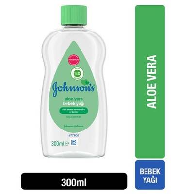 Johnson's Baby Oil Aloe Vera Bebe Yağı 300 ml - 1