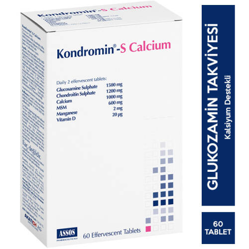 Kondromin S Calcium 60 Efervesan Tablet - 1