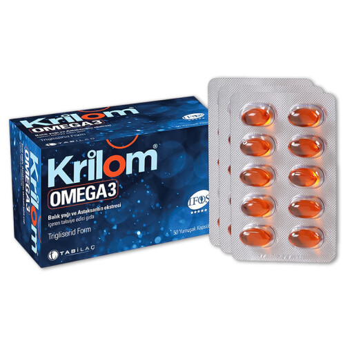 Krilom Omega-3 50 Yumuşak Kapsül - 1