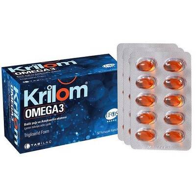 Krilom Omega-3 50 Yumuşak Kapsül - 1