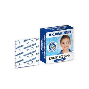 Kurmed Optik Çocuk Göz Pedi Erkek 20 Adet