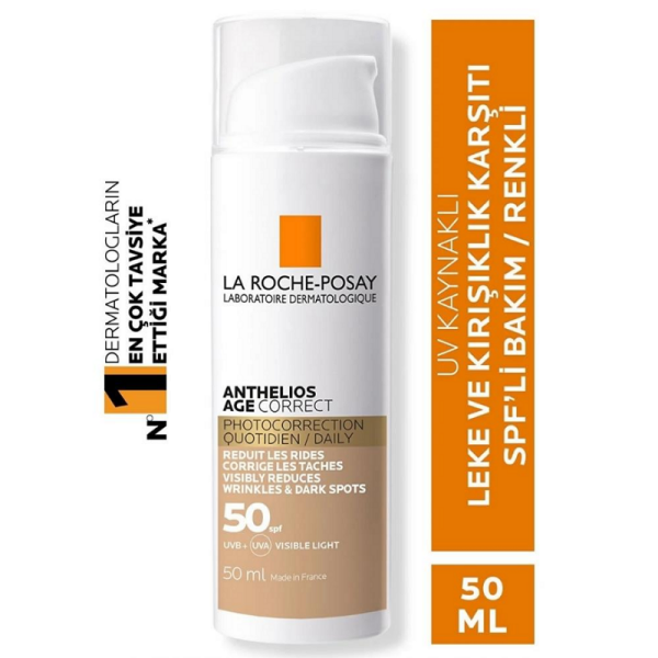 La Roche Posay Anthelios Age Correct Daily CC Tinted Cream SPF50+ 50 ml - 1