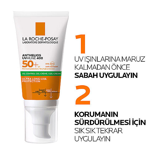 La Roche Posay Anthelios Dry Touch 50 ml Karma/Yağlı Ciltlere Yüz Güneş Kremi Spf 50 - 3