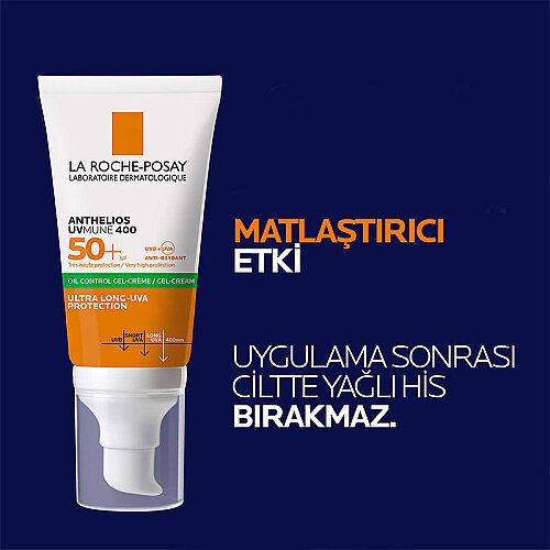 La Roche Posay Anthelios Dry Touch 50 ml Karma/Yağlı Ciltlere Yüz Güneş Kremi Spf 50 - 2