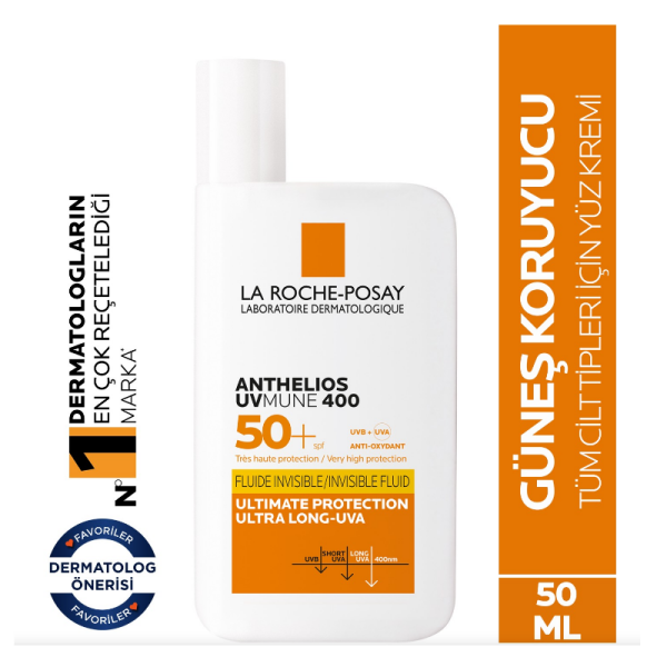 La Roche Posay Anthelios Uvmune 400 Invisible Fluid SPF50+ 50 ml - 1