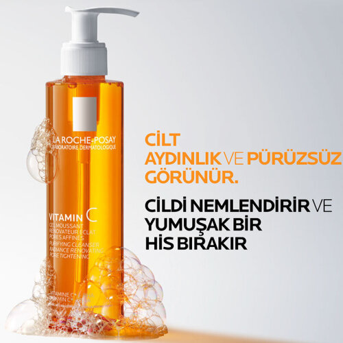 La Roche Posay C Vitamini İçerikli Işıltı Veren Yüz Temizleme Jeli 200 ml - 2