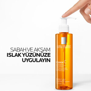 La Roche Posay C Vitamini İçerikli Işıltı Veren Yüz Temizleme Jeli 200 ml - 3