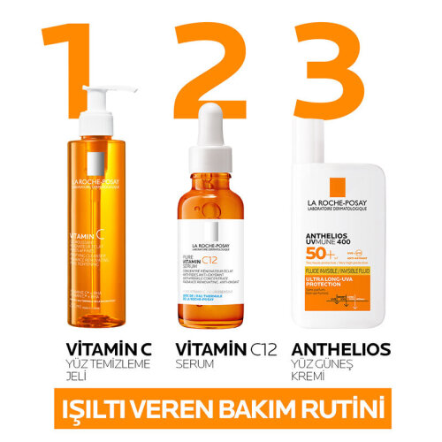 La Roche Posay C Vitamini İçerikli Işıltı Veren Yüz Temizleme Jeli 200 ml - 6