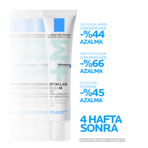 La Roche Posay Effaclar Duo + M Cilt Kusurları Karşıtı Bakım Kremi 40 ml - 4