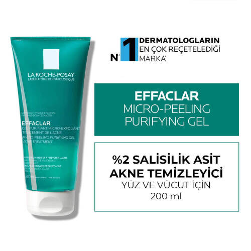 La Roche Posay Effaclar Gel Purifying Micro Peeling 200 ml - 3