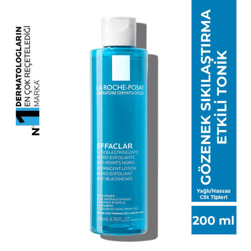 La Roche-Posay Effaclar Sıkılaştırıcı - Mikro Soyucu Tonik 200 ml - 1