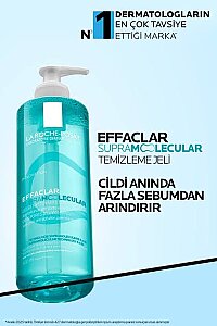 La Roche Posay Effaclar Supramolecular Yağlı Ciltler için Temizleme Jeli 400ml - 3