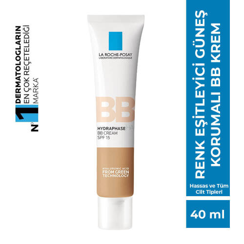 La Roche Posay Hydraphase BB Cream Medium SPF15 40 ml - 1