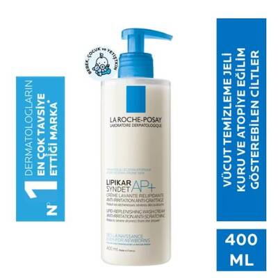 La Roche Posay Lipikar Syndet AP+ 400 ml (Kuru ve Atopiye Eğilimli Ciltler) - 1