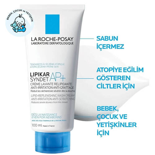 La Roche Posay Lipikar Syndet AP+ Temizleyici Jel 100 ml - 2