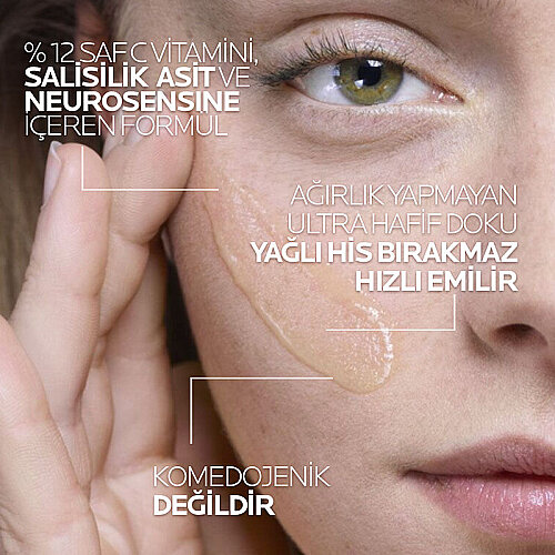 La Roche Posay Saf C12 Vitamini Işıltı Veren Serum 30 ml - 3