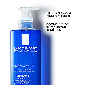 La Roche Posay Toleriane Hassas Ciltler Dahil Tüm Ciltler İçin Temizleme Jeli 400 ml - 4