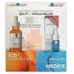 La Roche Posay Vitamin C10 Işıltı Veren Serum 30 ml & La Roche Hyalu B5 Dolgunlaştırıcı Serum 10 ml - 2