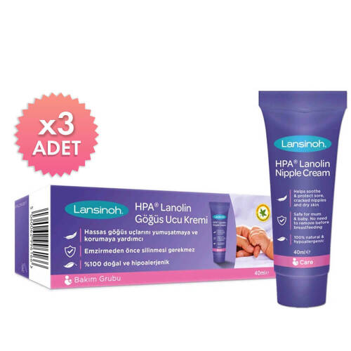 Lansinoh Hpa® Lanolin Göğüs Ucu Kremi 40 ml 3 Adet - 1