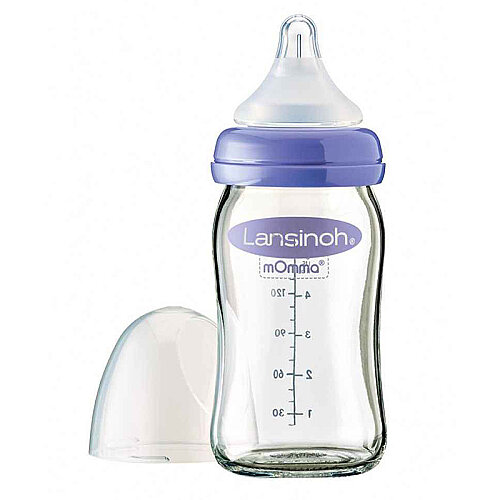 Lansinoh Momma Cam Biberon ve Natural Wave Biberon Emziği 160 ml - 2