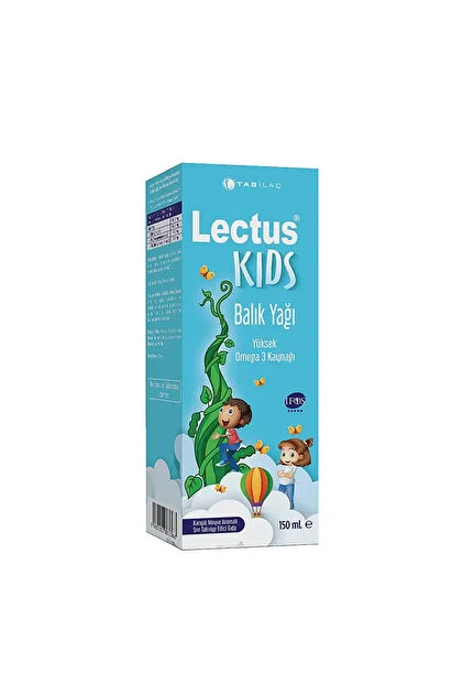 Lectus Karışık Meyve Aromalı Balık Yağı 150 ml