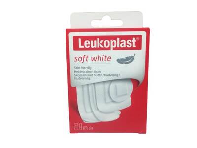 Leukoplast Soft White Yara Bandı 19x72mm+6x22mm+38x72mm+38x38mm(Hava Geçiren)30 Adet - 1