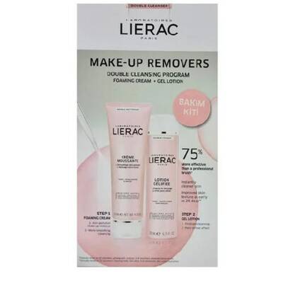 Lierac Double Cleansing Foaming Cream 150 ml + Lotion Gelifiee 200 ml - 1